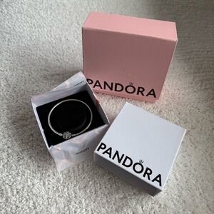 Pandora Sterling Silver Bracelet with Snowflake Charm